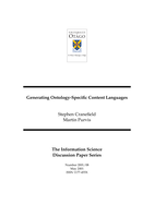 Generating ontology-specific content languages