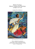 Markan typology: Miracle, scripture and Christology in Mark 4:35-6:45