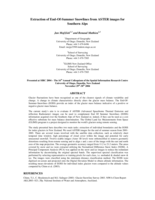 Extraction of end-of-summer snowlines from ASTER images forSouthern Alps