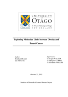 Exploring Molecular Links between Obesity and Breast Cancer