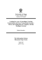 Looking for a new AI paradigm: Evolving connectionist and fuzzy connectionist systems—Theory and applications for adaptive, on-line intelligent systems
