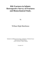 Rib Fractures in Infants: Retrospective Survey of Fractures and Biomechanical Study.