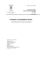 In Search of Competitive Givers