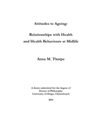 Attitudes to Ageing: Relationships with Health and Health Behaviours in Midlife
