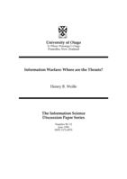 Information warfare: where are the threats?
