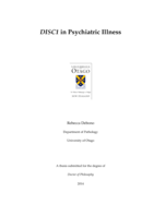 DISC1 in Psychiatric Illness