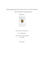 Exploring improvements to the Inductive Linearisation solver for nonlinear differential equations in pharmacokinetics