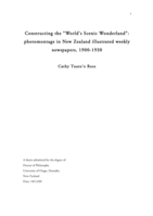 Constructing the "World's Scenic Wonderland": photomontage in New Zealand illustrated weekly newspapers, 1900-1930