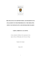 The influence of crowdfunding and microfinance engagement on SME performance: The mediating effect of exploitative and exploratory search