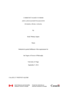 Community-Based Tourism And Language Revitalization In Haida Gwaii, Canada