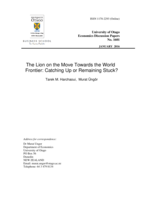 The Lion on the Move Towards the World Frontier: Catching Up or Remaining Stuck?