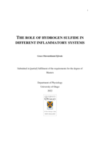 The role of hydrogen sulfide in different inflammatory systems