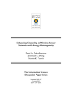 Enhancing clustering in wireless sensor networks with energy heterogeneity