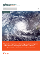 Adaptation important but don’t give up on mitigation—what the new IPCC report means for Aotearoa