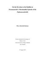 On the Devotion to the Buddha in Paramanuchit’s Mārabandha Episode of the Paṭhamasambodhi