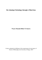 Re-visioning Christology through a Māori lens