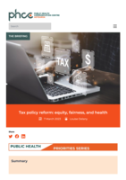 Tax policy reform: equity, fairness, and health