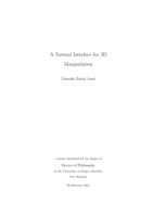 A Natural Interface for 3D Manipulation