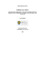 Where Seas Meet: Reconciling Indigenous and Crown Projections of Marine Space in British Columbia and Aotearoa New Zealand