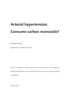 Arterial Hypertension. Consume Carbon Monoxide?