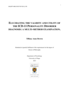 Elucidating the validity and utility of the ICD-11 personality disorder diagnosis: A multi-method examination