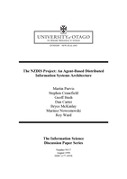 The NZDIS project: An agent-based distributed information systems architecture