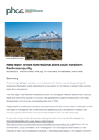 New report shows how regional plans could transform freshwater quality