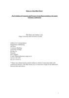 Sleaze or clear blue water: the evolution of corporate and pressure group representation at the major UK party conferences