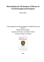 Determining the Mechanism of Disease in Frontometaphyseal Dysplasia
