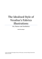 The Idealised Style of Vesalius's Fabrica Illustrations: Art, Nature and Aesthetics