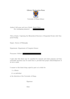 Capturing the hierarchical structure of sequential events with temporal pooling