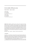 On the testability of BDI agent systems