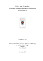 Unity and diversity: National identity and multiculturalism in Indonesia