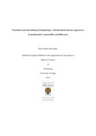 Neuroticism and Internalizing Psychopathology: A Dysfunctional Outcome Approach to Evaluating their Commonalities and Differences