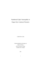 Nutritional Optic Neuropathy in Papua New Guinean Prisoners