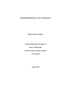 Programming Parents: Care of Supernanny