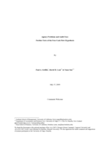 Agency Problems and Audit Fees: Further Tests of the Free Cash Flow Hypothesis