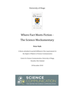 Where Fact Meets Fiction - The Science Mockumentary