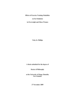 Effects of Exercise Training Modalities on Fat Oxidation in Overweight and Obese Women