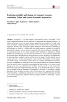 Exploring stability and change in transport systems: combining Delphi and system dynamics approaches