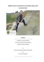 Middle Cenozoic unconformities in the Waihao Valley, South Canterbury Basin