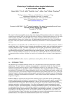 Clustering of childhood asthma hospital admissions in New Zealand, 1999-2004