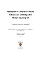 Application of constrained neural networks on MARS spectral photon-counting CT