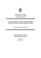 Usenet newsgroups’ profile analysis utilising standard and non-standard statistical methods