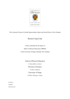 The Contested Terrain of Alcohol Sponsorship of Sport and Social Policy in New Zealand