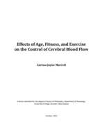 Effects of Age, Fitness, and Exercise on the Control of Cerebral Blood Flow