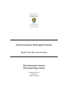 Norm learning in multi-agent societies