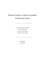 Telomere length as a putative biomarker of health and disease