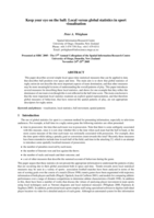 Keep your eye on the ball: Local versus global statistics in sport visualisation