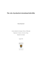 The role of prolactin in lactational infertility